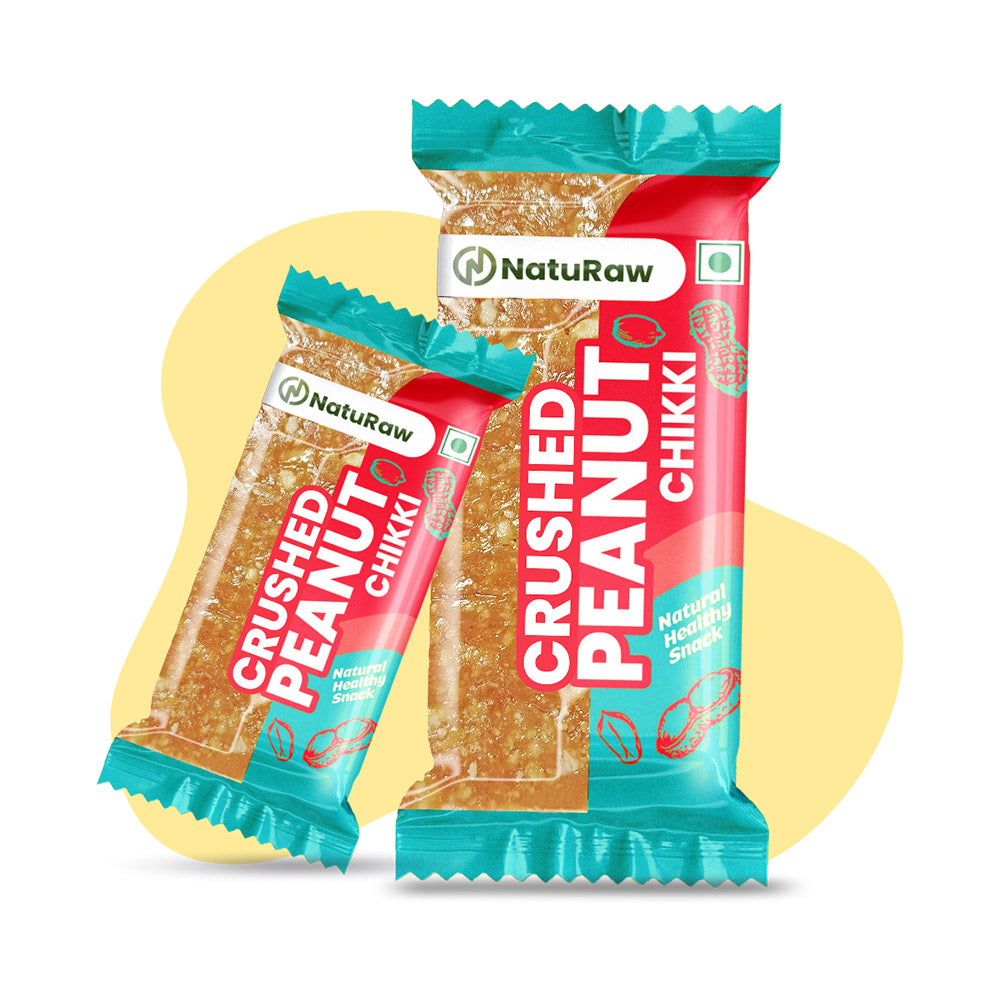 Crushed Peanut Chikki Bites