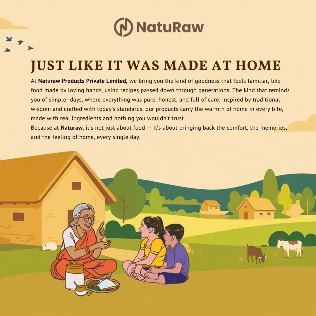 NatuRaw natural snacks inspired by homemade Indian recipes made with real ingredients for healthy everyday snacking