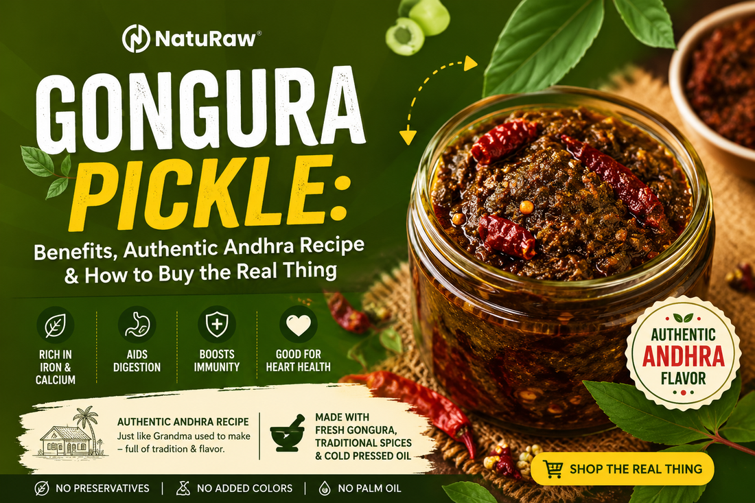 Gongura Pickle Naturaw ,benefits and how to buy the real thing 