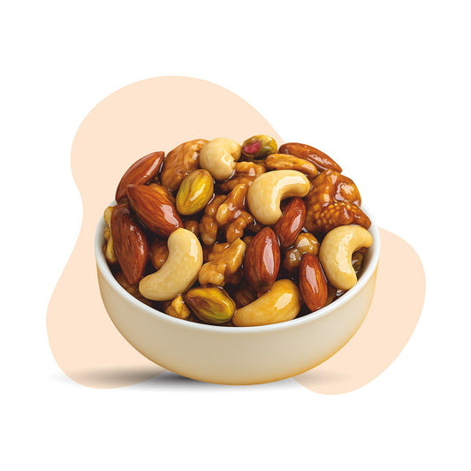 Dry Fruits Dipped in Honey